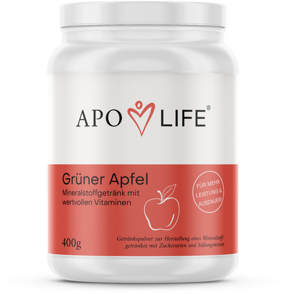 ApoLife Mineral Drink Green Apple powder 400 gr