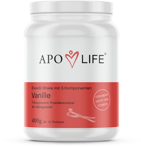 ApoLife fitness shake Vanilla powder 400 gr