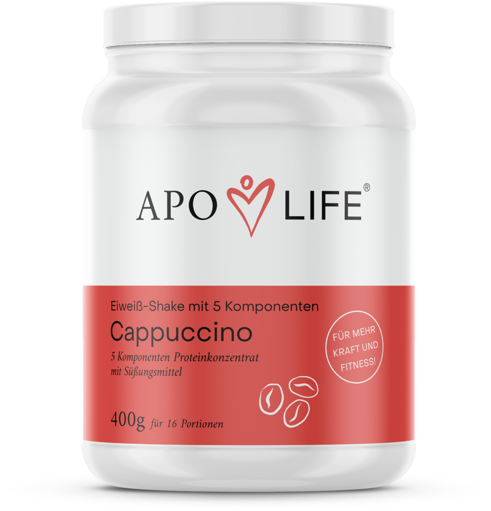 ApoLife fitness shake cappuccino powder 400 gr