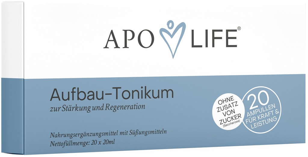 ApoLife build-up tonic with arginine sugar-free 20 ampoules