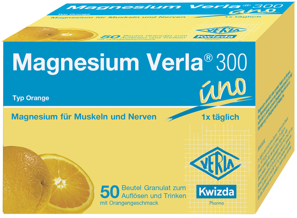 Magnesium Verla 300 and Orange granules 50 sachets