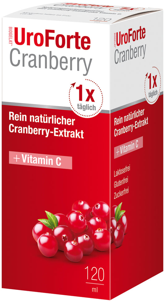 Biogelat Cranberry UroForte Liquid 120 ml