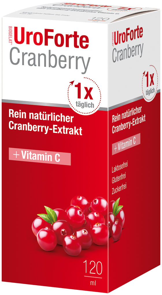 Biogelat Cranberry UroForte Liquid 120 ml