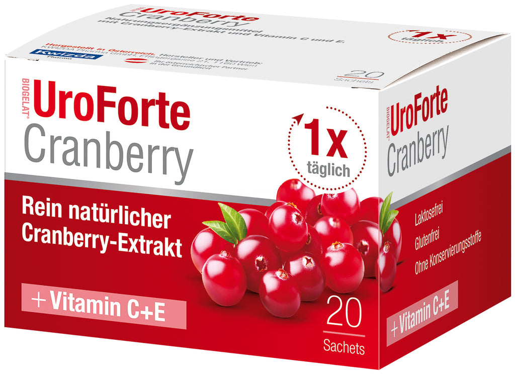 Biogelat Cranberry UroForte Granules 20 sachets