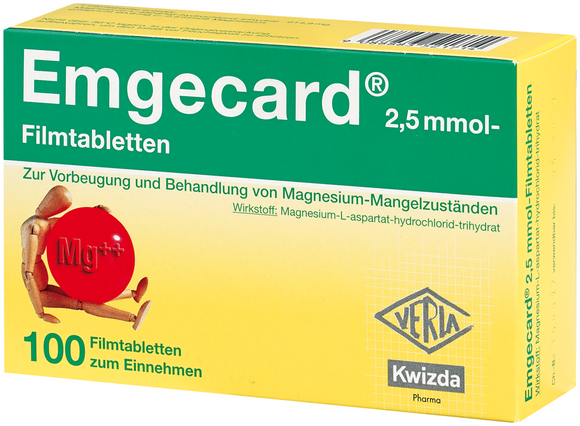 Verla Emgecard 2,5 mmol 100 tablets