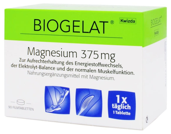 Biogelat Magnesium 375 mg 90 capsules