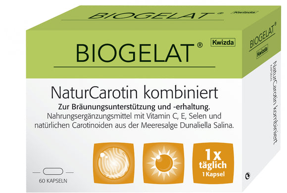 Biogelat natural carotene combined 60 capsules