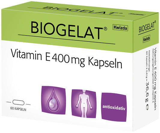 Biogelat Vitamin E 400 mg 90 capsules