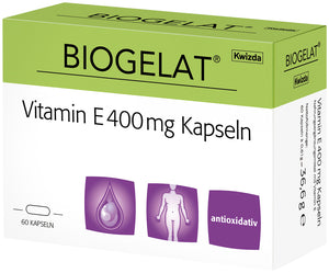 Biogelate Vitamin E 400 mg 60 capsules
