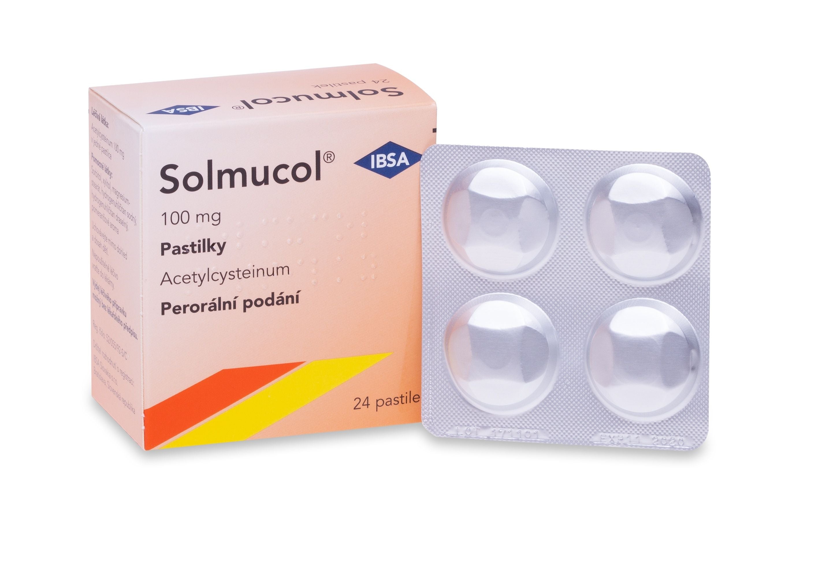 Solmucol 100 mg 24 lozenges – My Dr. XM