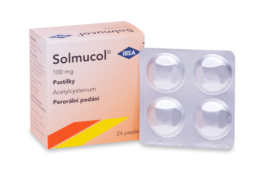 Solmucol 100 mg 24 lozenges - mydrxm.com