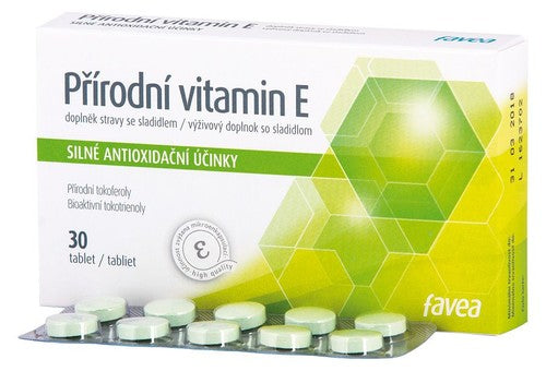 Favea Natural Vitamin E 30 tablets