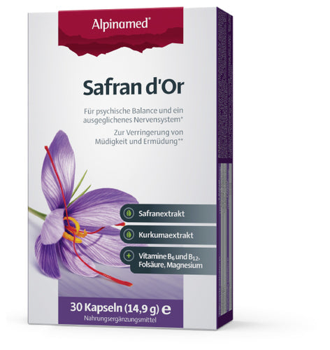 Alpinamed Safran d'Or 30 Capsules