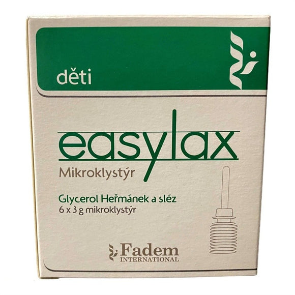 Easylax Microenema Glycerol chamomile / mallow children 6x3g