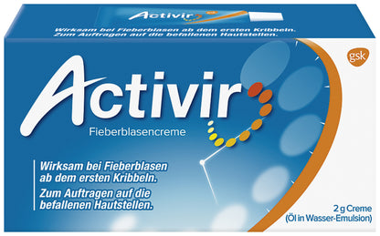 gsk Activir cold sore cream 2 gr