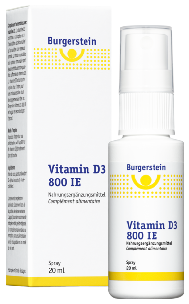 Burgerstein Vitamin D3 800 I.E. Spray 20 ml