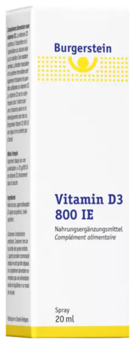 Burgerstein Vitamin D3 800 I.E. Spray 20 ml