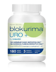 Blokurima URO+ 2g d-mannose 180 tablets