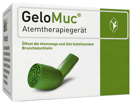 GeloMuc respiratory therapy device