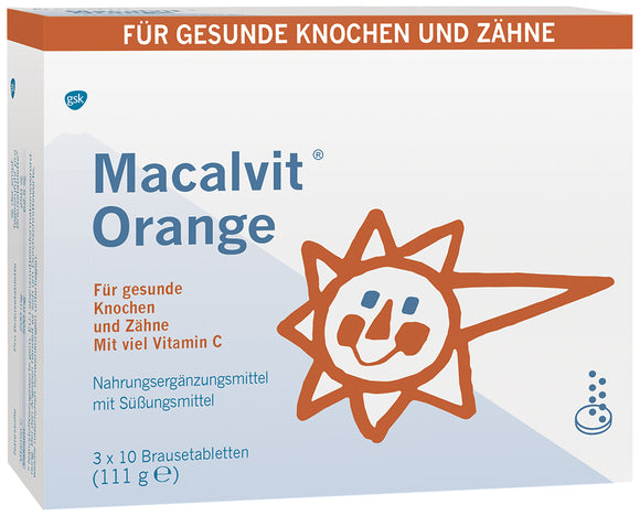 Macalvit Orange 30 effervescent tablets