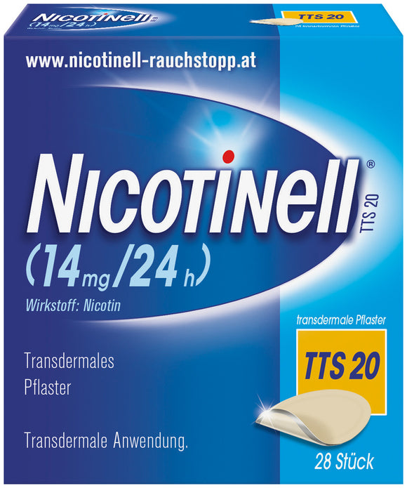 Nicotinell TTS 20 transdermal patches - 28 pcs