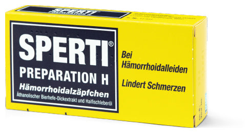 Sperti Preparation H Hemorrhoid 12 Suppositories