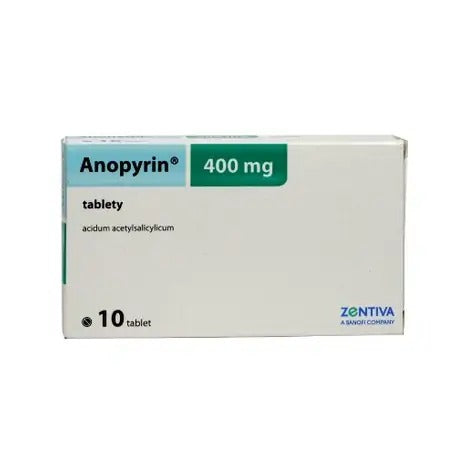 ANOPYRIN 400mg - 10 uncoated tablets