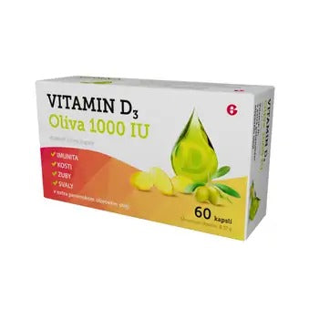 Vitamin D3 Olive 1000 IU 60 capsules