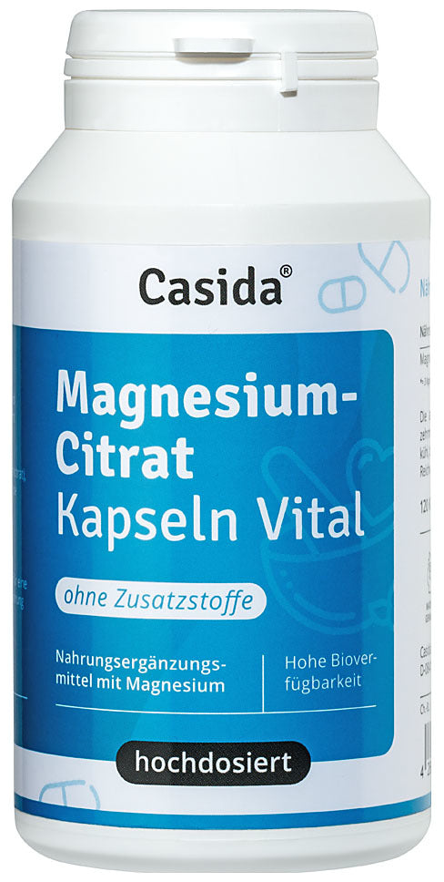 Casida Magnesium Citrate Vital 120 Capsules