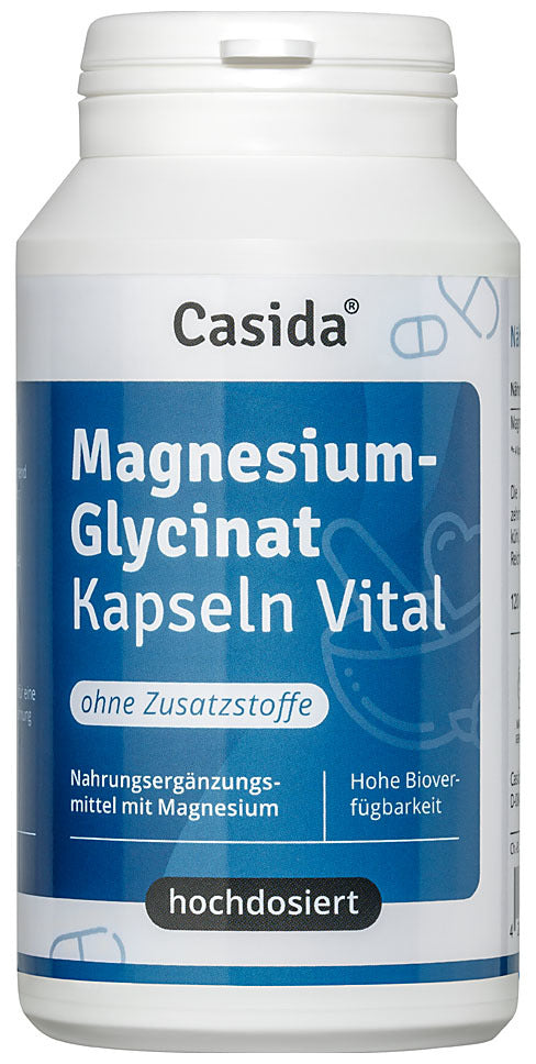 Casida Magnesium Glycinate Vital 120 Capsules