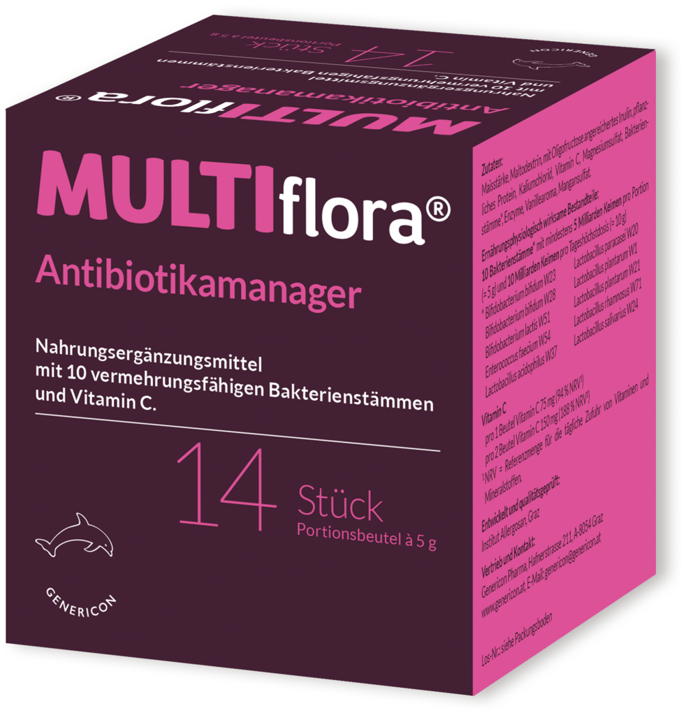 Genericon MULTIflora antibiotic manager 14 sachets – My Dr. XM