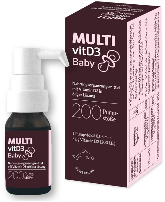 Genericon MULTIvitD3 Baby 10 ml