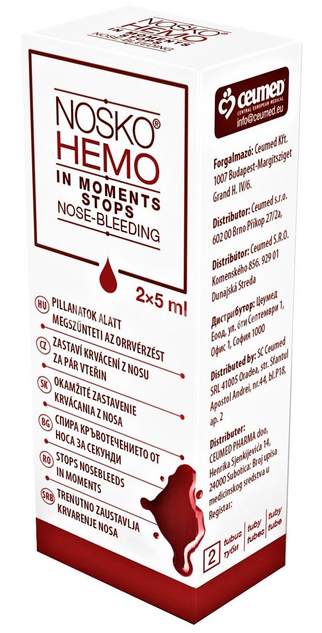 Nosko Hemo gel stop nose bleeding 2x5ml