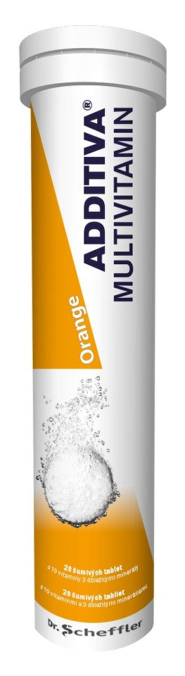 ADDITIVA Orange Multivitamin - 20 effervescent tablets