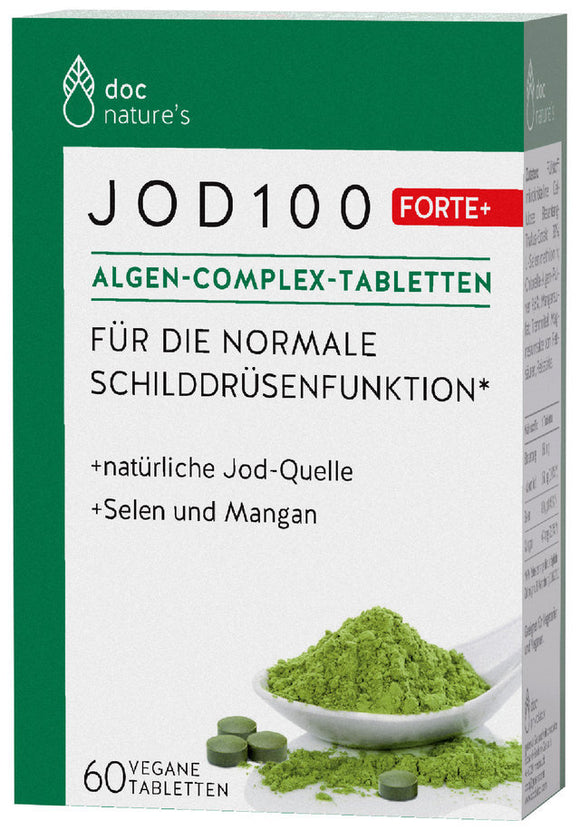 Doc phytolabor doc nature's Iodine 100 Forte + Algae Complex 60 tablets