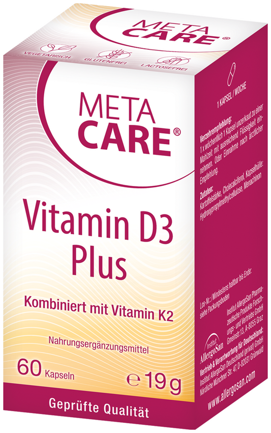 Meta-Care Vitamin D3 Plus 60 capsules