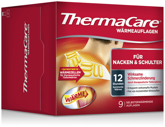 ThermaCare neck, shoulder and arm wraps heat packs