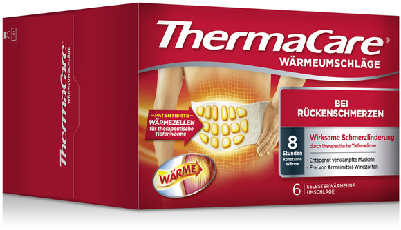 ThermaCare back wraps heat packs