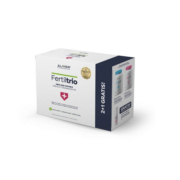 ALIVER Fertiltrio Men & Women Fertility Enhancer 210 capsules + gel