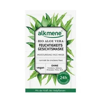 ALKMENE BIO Moisturizing face mask Aloe Vera 2x6 ml