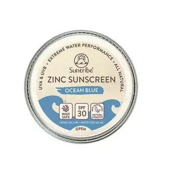 Suntribe Natural Zinc Sunscreen Ocean Blue SPF30 - 10 g