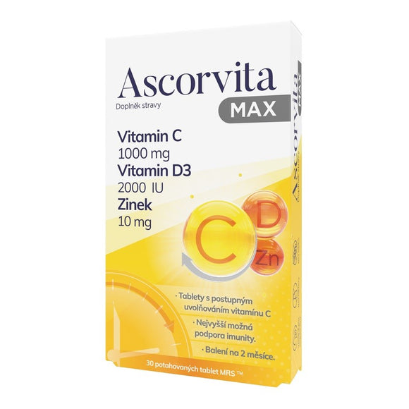 Ascorvita Max 30 tablets – My Dr. XM