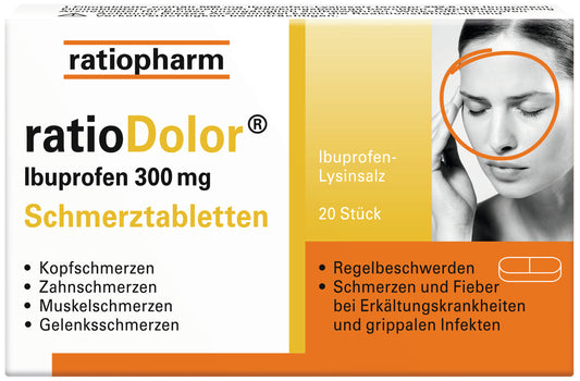 ratioDolor Ibuprofen 400 mg film-coated tablets