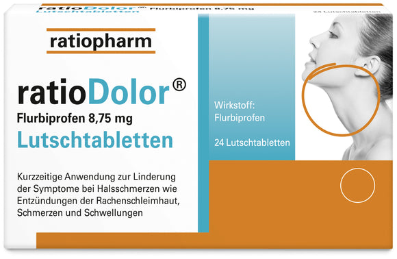 ratioDolor flurbiprofen 8.75 mg 24 lozenges
