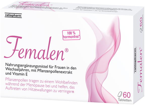 Femalen Well-being during the menopause tablets Hormone Free