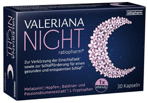 Valeriana NIGHT ratiopharm 30 capsules
