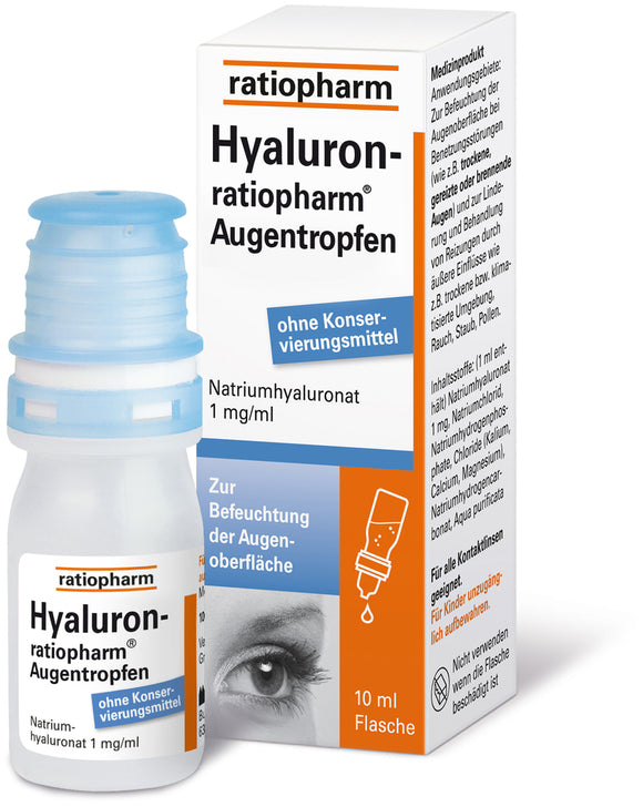 Hyaluron ratiopharm eye drops 10 ml
