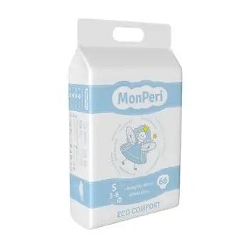 MonPeri ECO Comfort S 3-6 kg baby diapers 66 pcs