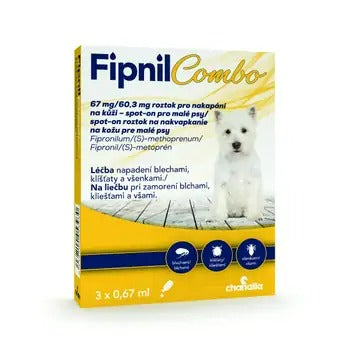 Fipnil Combo 67/60.3 mg spot-on Dog S 3x0,67 ml