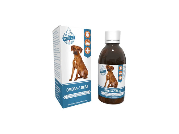 TOPVET Omega 3 oil for dogs 200ml